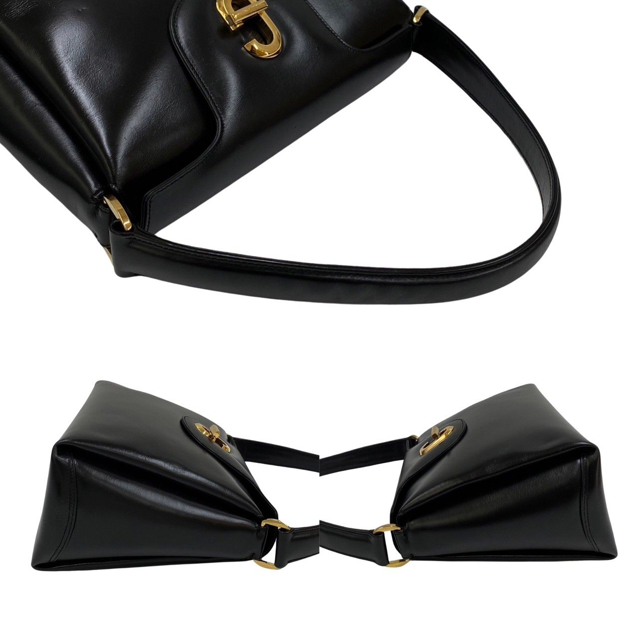 極 美品 GUCCI オールドグッチ グッチ ヴィンテージ G ロゴ ターン 