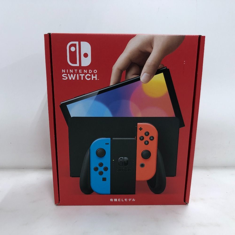 02w03028 Nintendo Switch本体 有機ELモデル Joy-Con(L) ネオンブルー/(R) ネオンレッド スイッチ 未使用品  【中古品】 - メルカリ