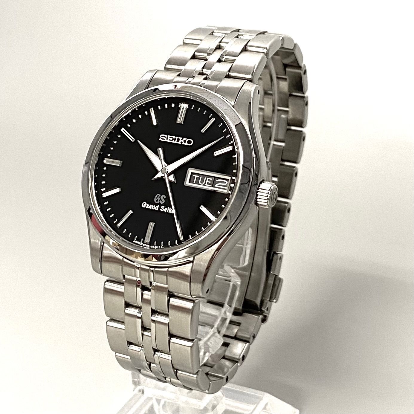 美品】グランドセイコー Grand Seiko SBGT021 9F83-0AB0 クォーツ 黒 デイデイト表示 - メルカリ