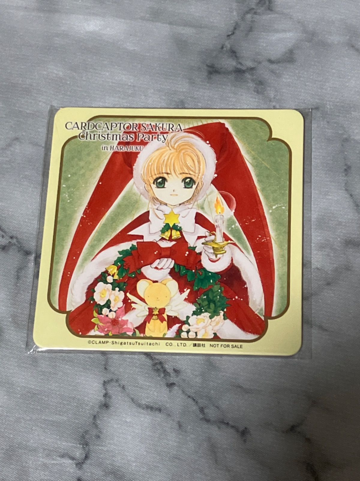 カードキャプターさくら クリスマスパーティー コースター木之本桜