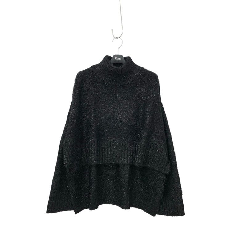 Cygne シーニュ ラメショートニットプルオーバー Aurore マルチカラー