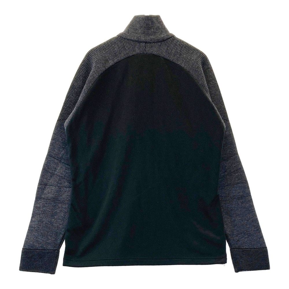 サイズ：M DESCENTE GOLF デサントゴルフ ニット切替 ジップジャケット