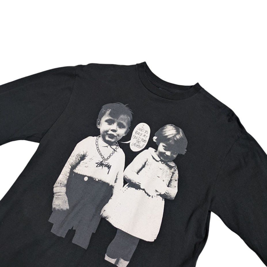 00s OLD STUSSY オールドステューシー キッズ フォトプリント