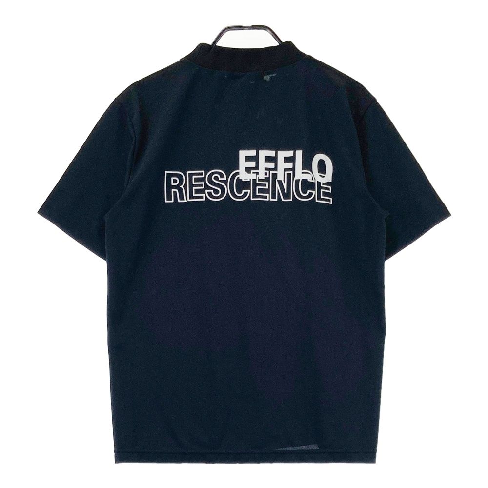 サイズ L EFFLORESCENCE エフロレッセンス モックネック半袖Tシャツ ブラック系 240101534254 ゴルフウェア メンズ ストスト