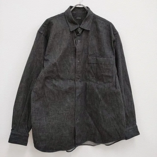 COMOLI デニムコモリシャツ ブラックエクリュ サイズ2 Z01-02003 定価 ...