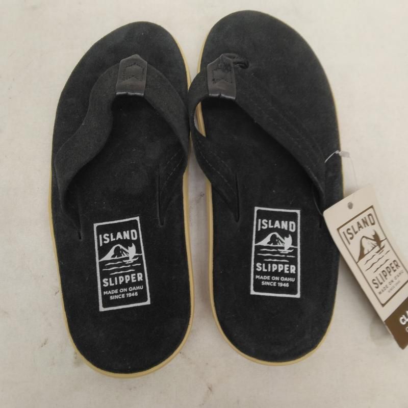 ISLAND SLIPPER アイランドスリッパ サンダル PT203 レザー トング サンダル スウェード スエード 未使用