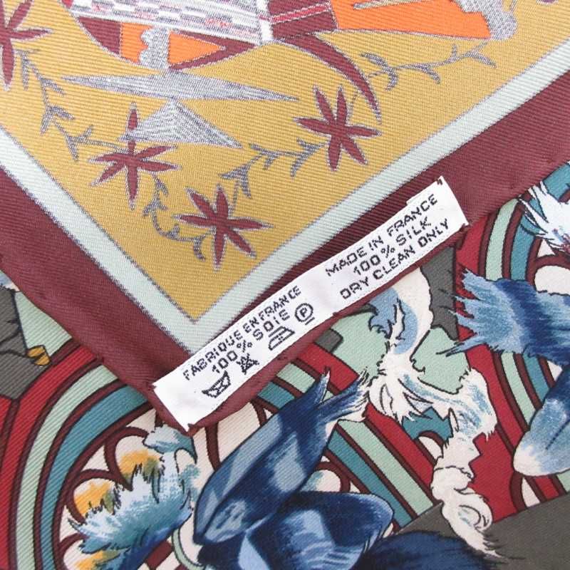 エルメス HERMES カレ90 KACHINAS カチナ スカーフ ストール ショール 