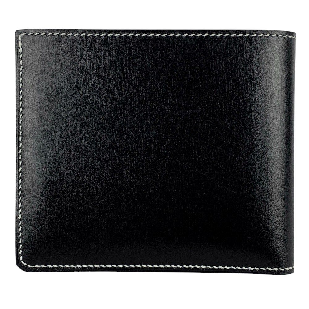 □美品□ エルメス Hセリエ コンパクト 二つ折り 財布 ボックスカーフ