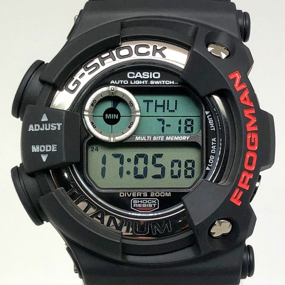 G-SHOCK ジーショック CASIO カシオ 腕時計 DW-9900-1A FROGMAN チタンケース 小型化 3代目フロッグマン  1999年4月発売 - メルカリ