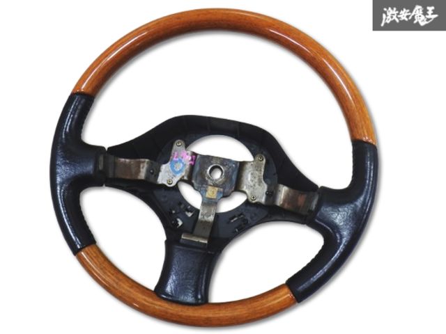 送料無料 L700S ミラジーノ 純正ウッドコンビステアリング＋