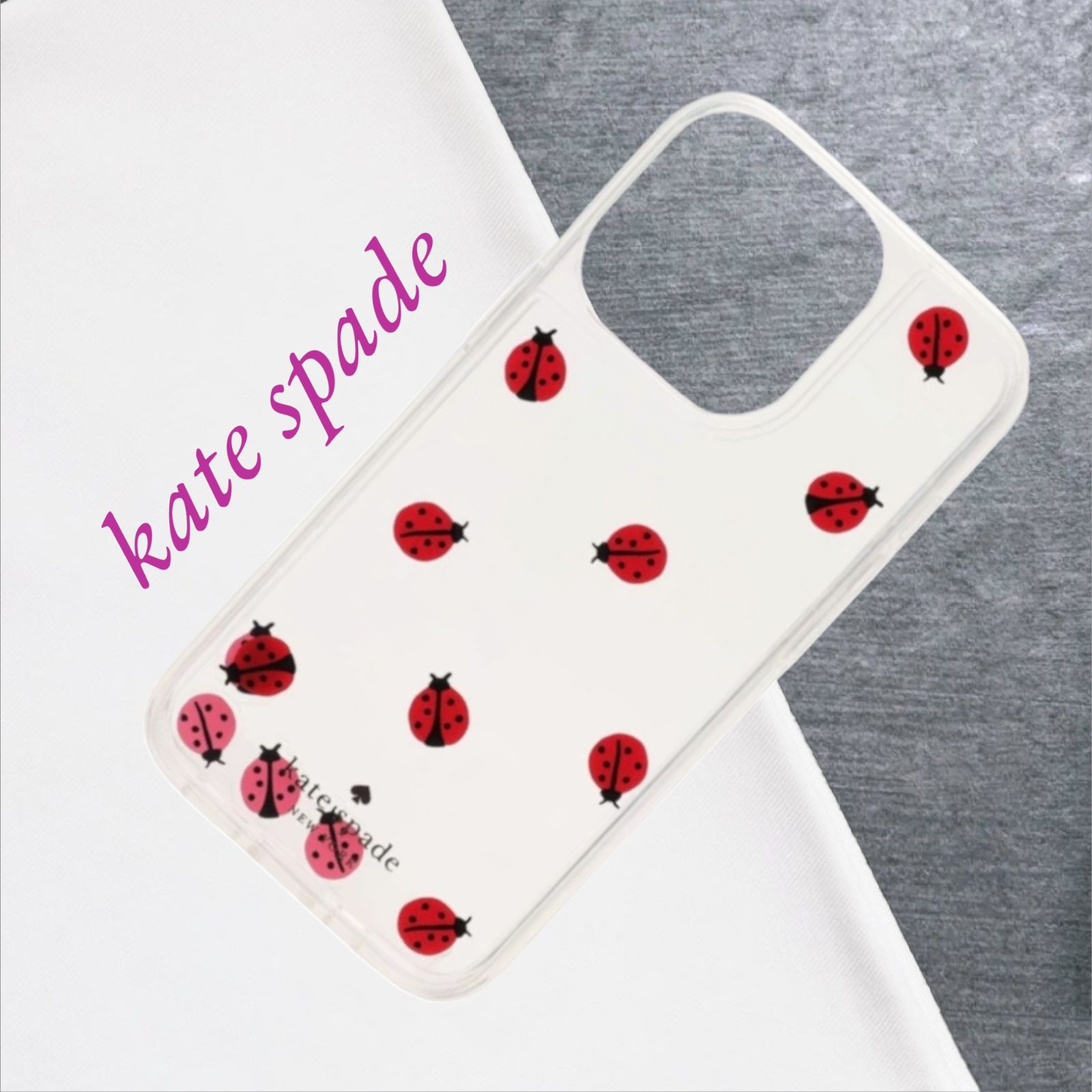 新品　KATE SPADE iPhone13Pro対応ケース クリア KB026 KATE SPADE ケイトスペード iPhone13Pro対応ケース クリア KB026 KATE