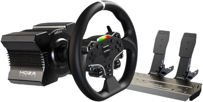 MOZA R5 ダイレクトドライブ ハンコン ペダル バンドル (2