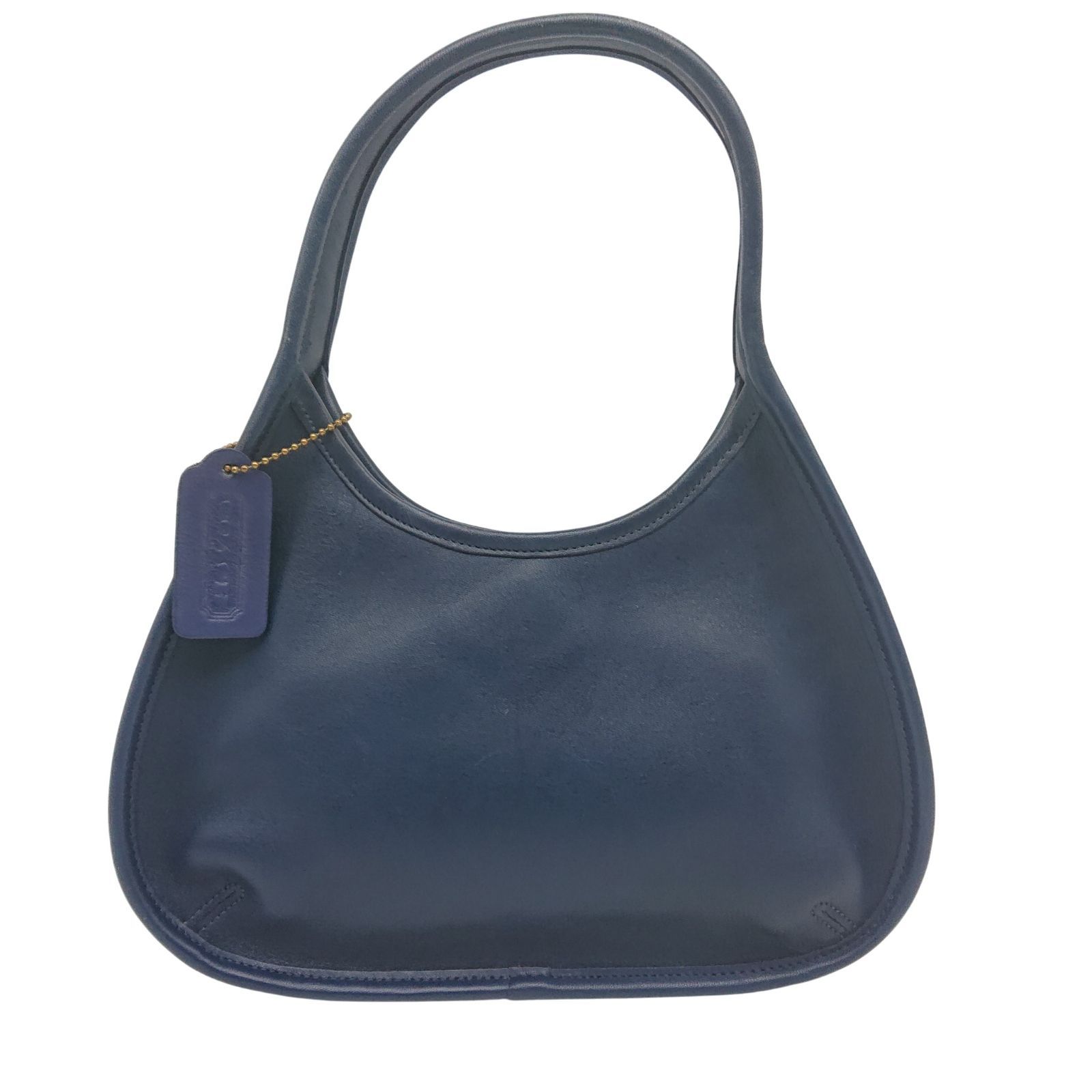 COACH コーチ ボディバッグ ショルダーバッグ シグネチャー ネイビー 美品】COACH オールドコーチ 9027 ネイビー ショルダーバッグ USA製