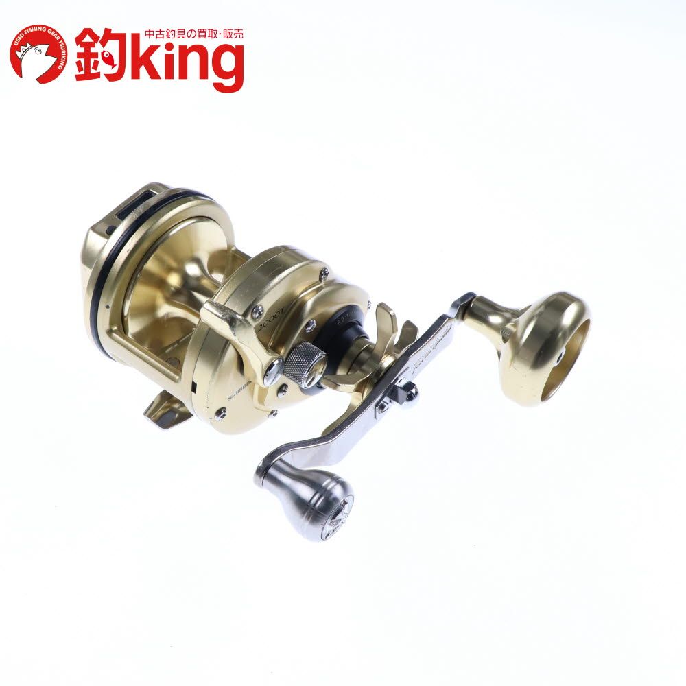 SHIMANO - 【中古】 シマノ 15 海魂 2000T （1）Ti Tsuri Musha ハンドル付  /V075M 中古】 シマノ 15 海魂 2000T （1）Ti Tsuri Musha ハンドル付