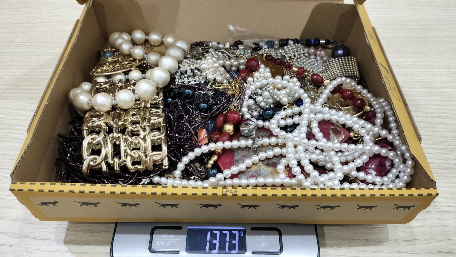 アクセサリーまとめ メッキ品 遺品整理 片付け 約1200g程度