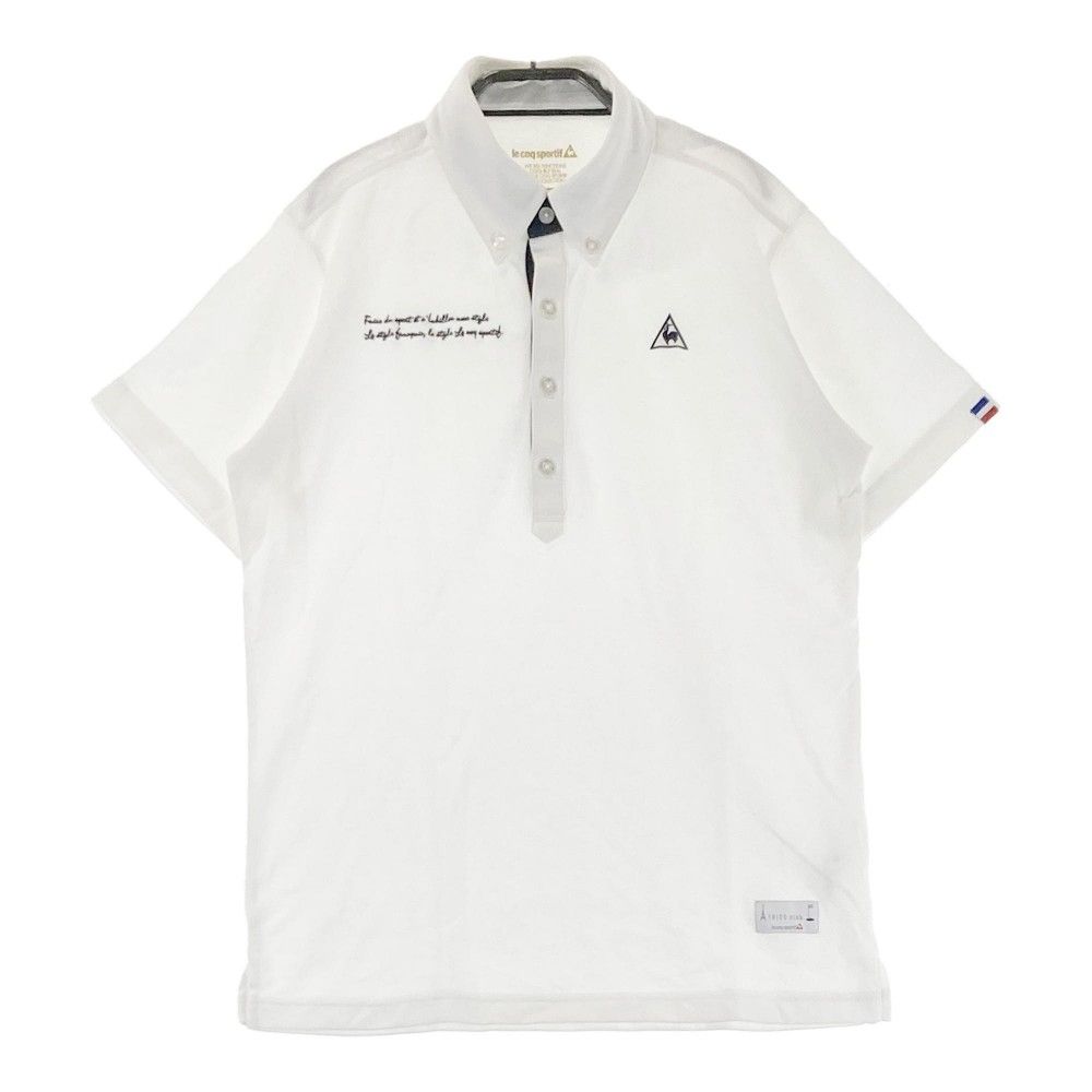 MASTER BUNNY EDITION ポロシャツ ホワイト サイズ6 MASTER BUNNY EDITION (マスターバニーエディション) ゴルフ