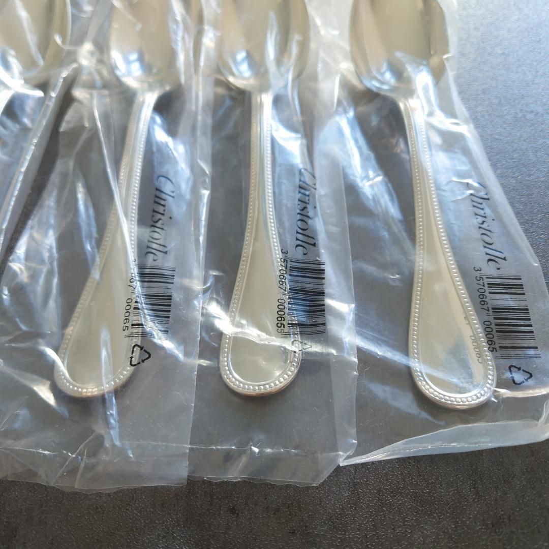 クリストフル パール 未開封 デザートスプーン 6点 SKLAD-KIRPICHA_RU