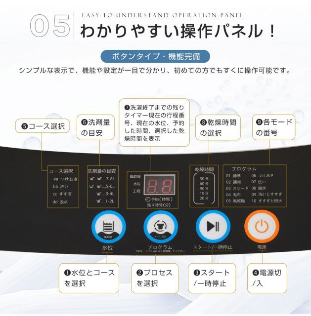  全自動洗濯機 7 kg 縦型 7キロ 洗濯機 縦型洗濯機 タイマー 一人暮らし 大型洗濯機 節電 ステンレス槽 まとめ洗い 部屋干し 洗濯物きれい 脱水 すすぎ 毛布 キレイ きれい 風乾燥 コンパクト 全自動 上開き 引越し 単身 家電 新 その他 洗濯機