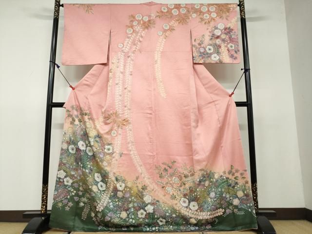 平和屋着物□訪問着 辻が花 金彩 正絹 逸品 未使用 AAAX6457mf