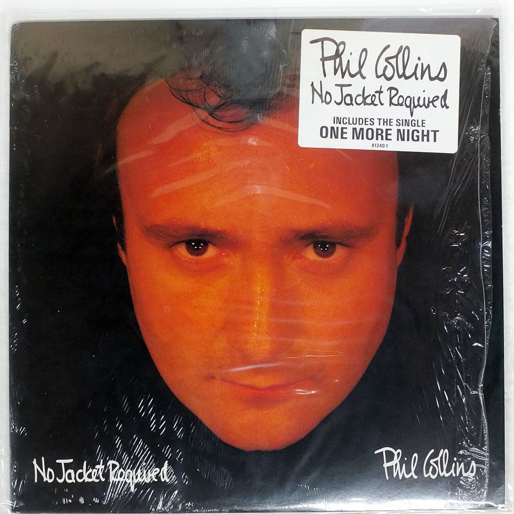 米 US盤 PHIL COLLINS/NO JACKET REQUIRED/ATLANTIC 812401E LP