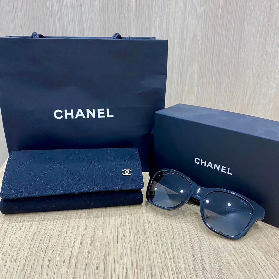 美品】CHANEL シャネル サングラス 5482-H-A ウェリントン