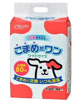 【同梱不可】【4個セット】クリーンワン こまめだワン ワイド 80枚