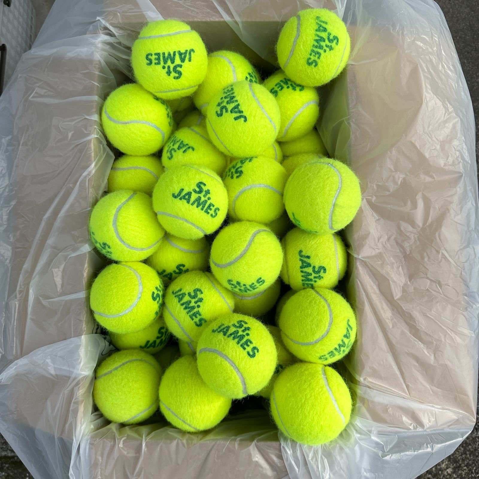 セントジェームズ St.JAMES 中古 テニスボール 100球 オムニ使用