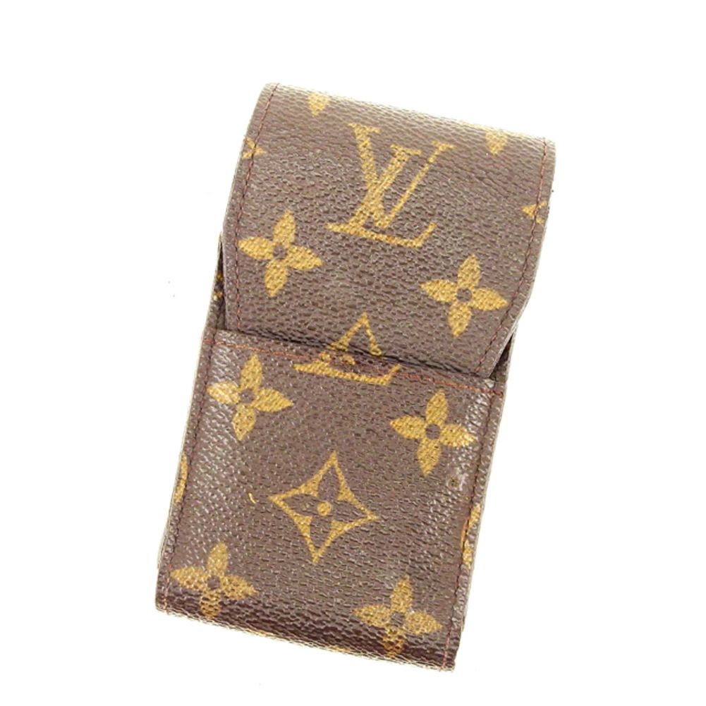 ルイ ヴィトン LOUIS VUITTON シガレットケース モノグラム エテュイシガレット ブラウン レディース
