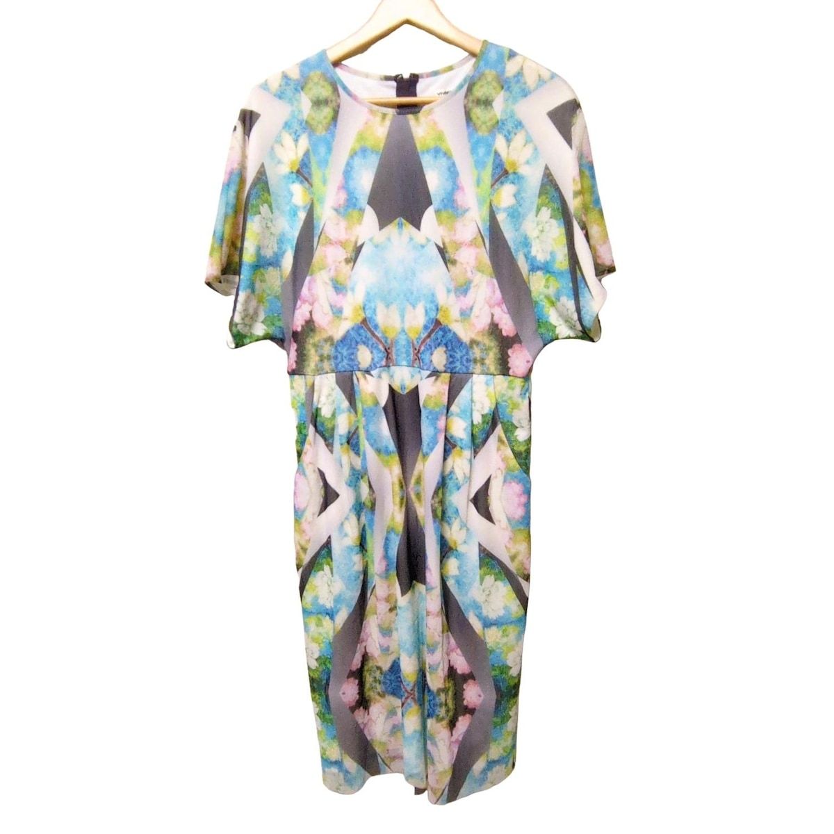 VIVIENNE TAM ヴィヴィアンタム フラワープリントシースルーワンピース