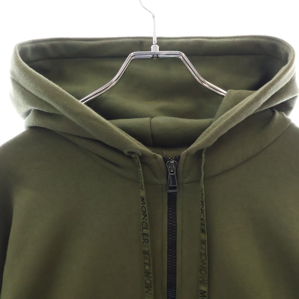 MONCLER オリーブグリーン パーカー カーキー S