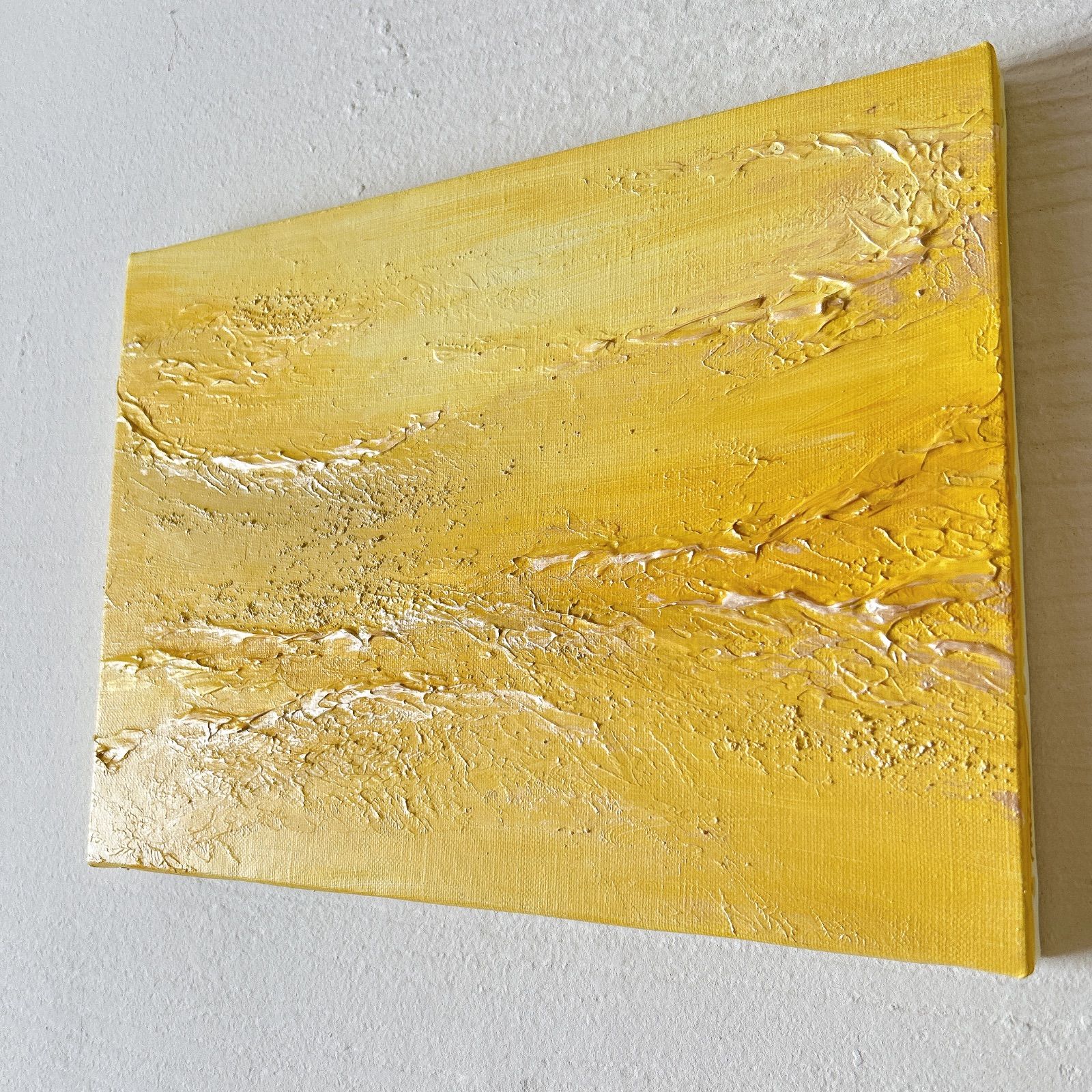 テクスチャーアート　絵画　原画　抽象画　アートパネル　大きい　大きめ　北欧　金 アート No.449 テクスチャーアート 抽象画 インテリア小物 立体アート