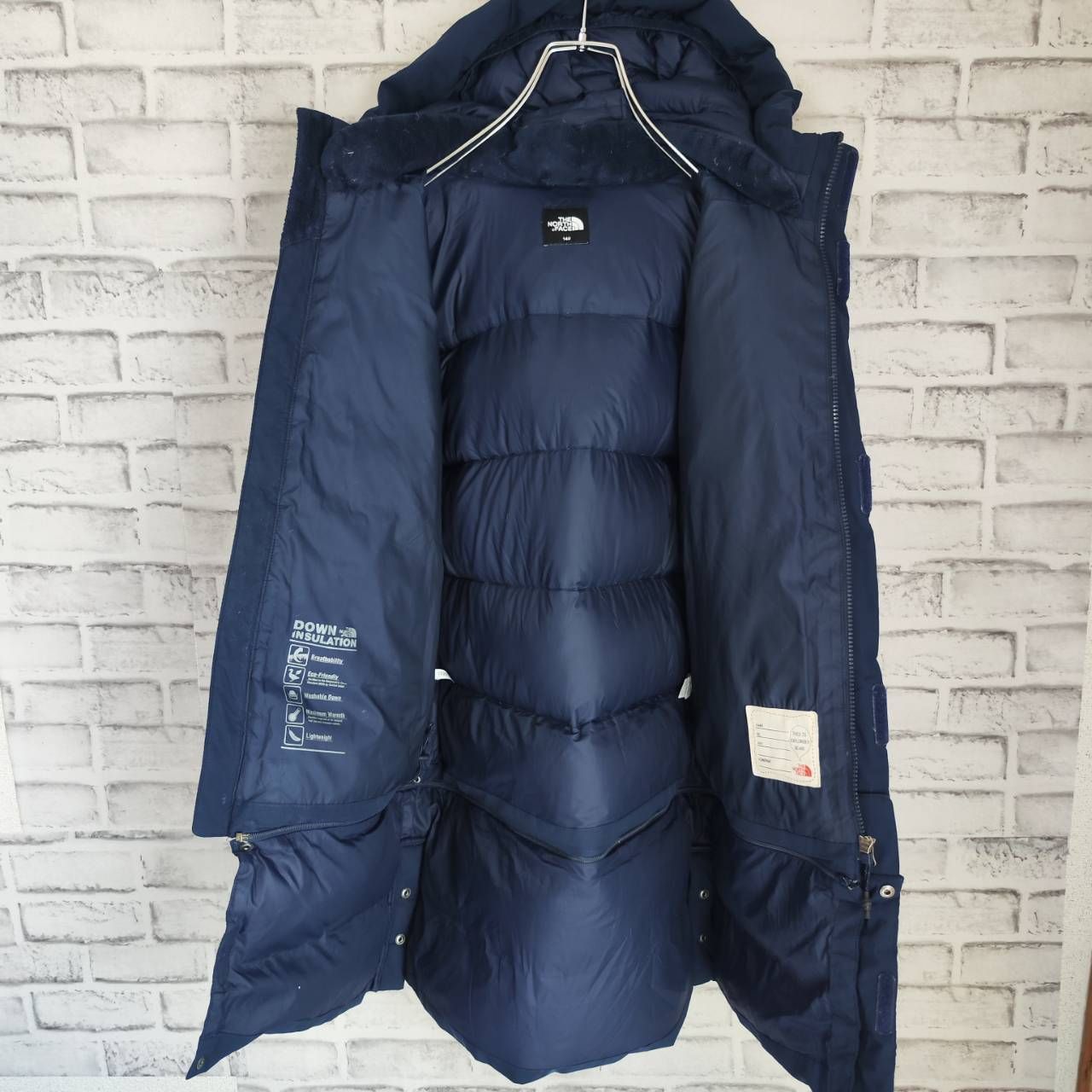 ノースフェイス THE NORTH FACE ダウンジャケット ロング丈 キッズ 140 