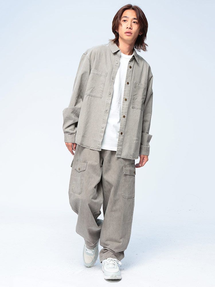 WOODENDOLL ウッディンドール ヴィンテージ加工 長袖シャツ パンツ SETUP