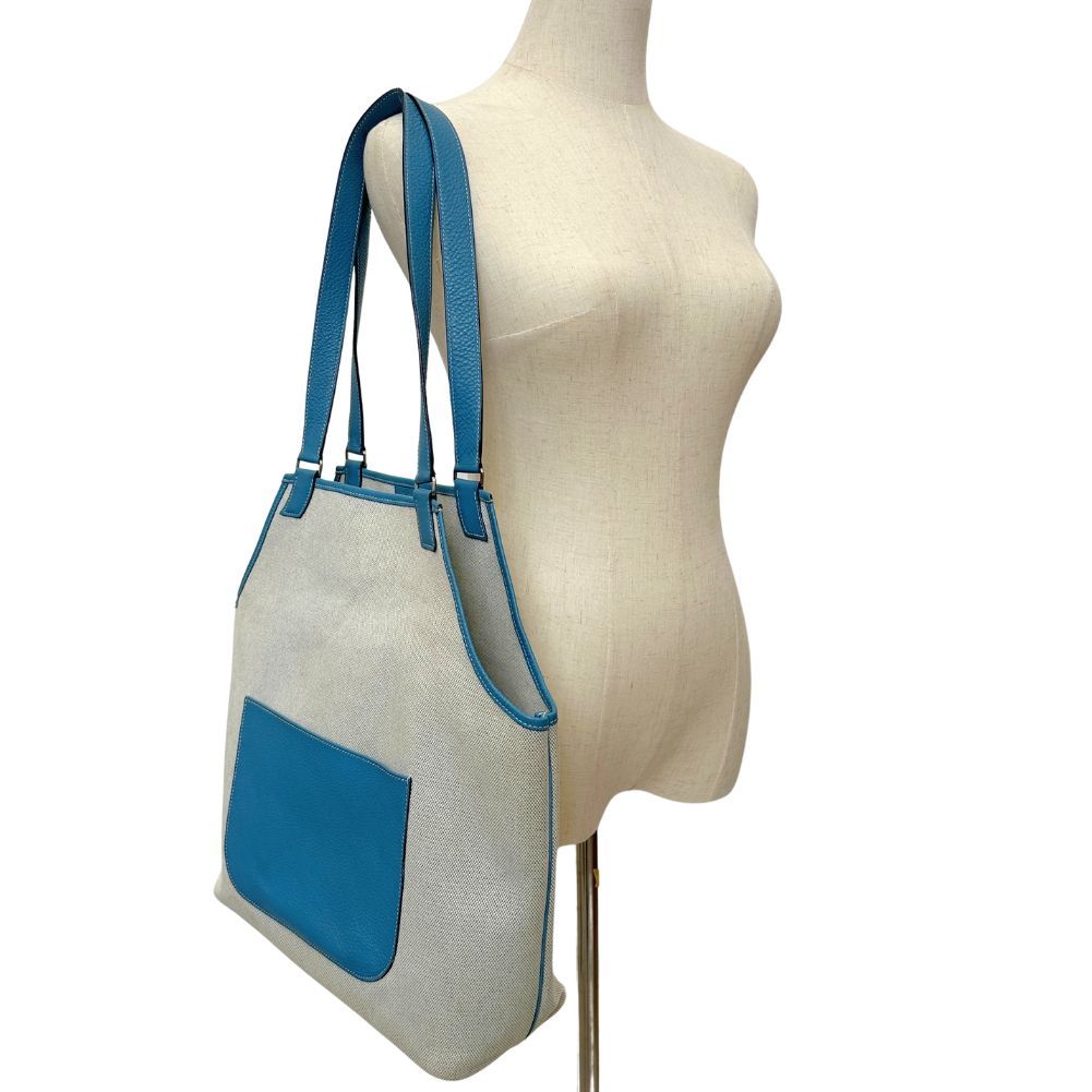 HERMES】エルメス ジャルディニエ PM エプロン キャンバス HERMES】エルメス ジャルディニエ PM エプロン キャンバス