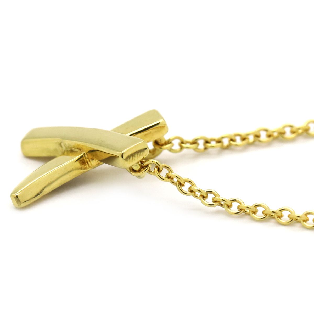 Tiffany ゴールドネックレス パブロピカソ パロマ・ピカソ グラフィティ X ペンダント（スモール）18K