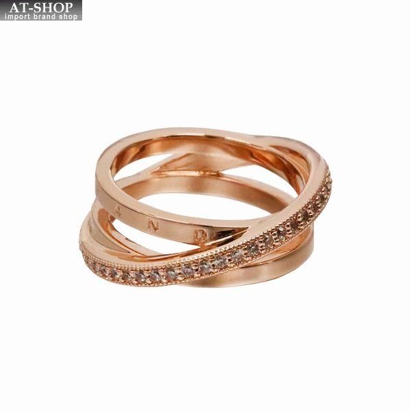 パンドラ リング PANDORA 指輪 Crossover Pave Triple Band Ring 14k