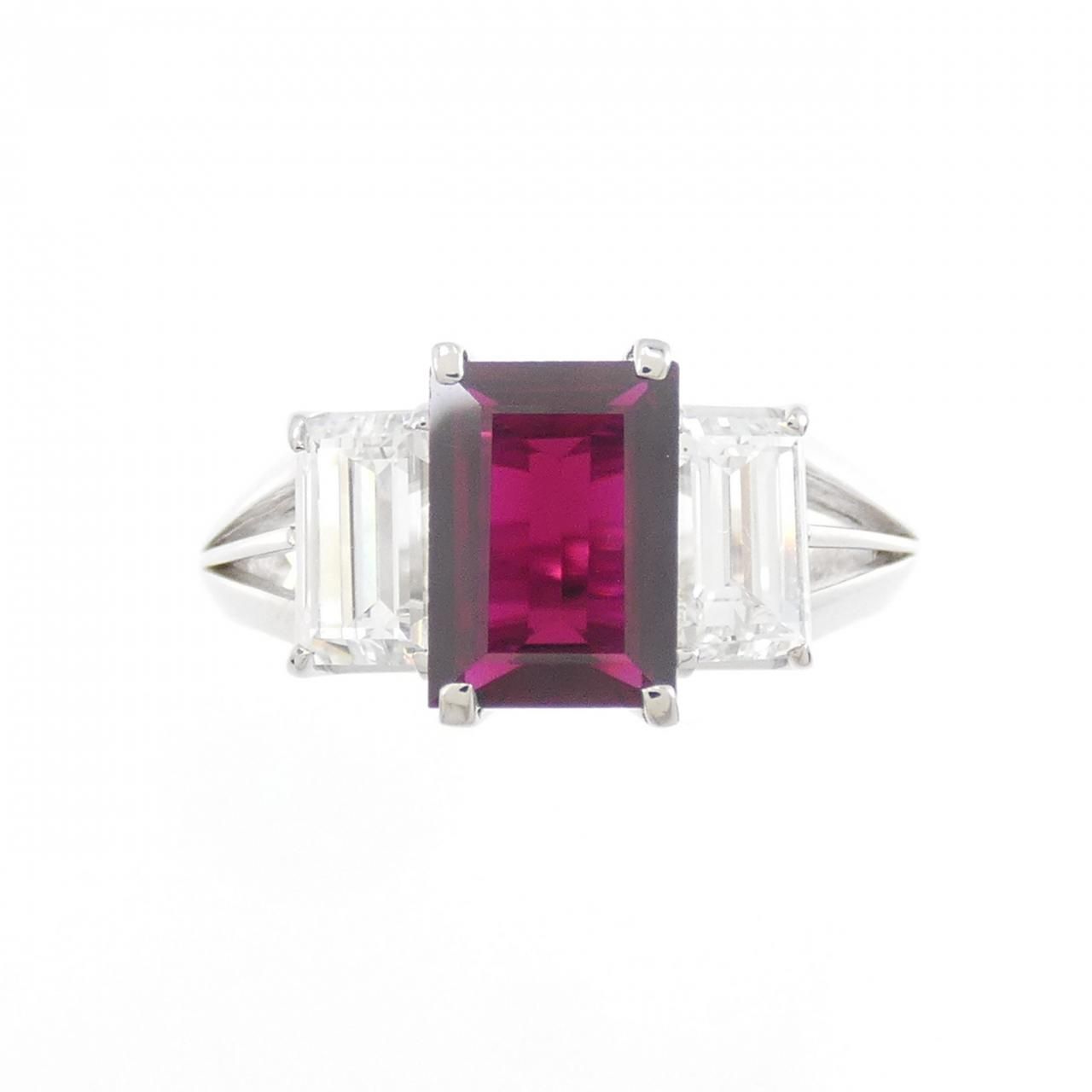 PT 非加熱 ルビー リング 1.02CT タイ産 - メルカリ 