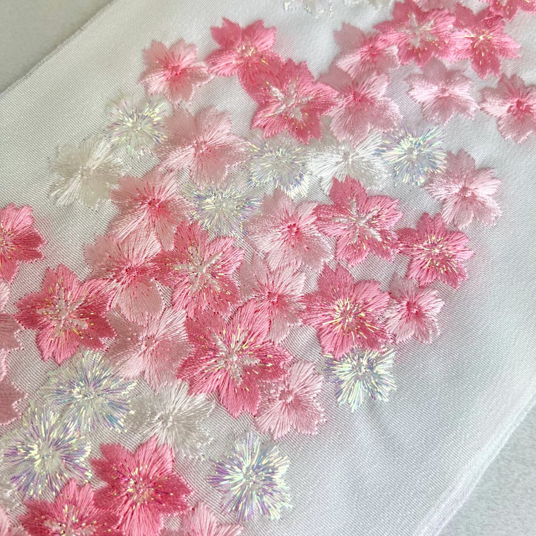 ピンク×白 桜 刺繍衿】 成人式 卒業式 振袖 袴 訪問着 着物 和装 ピンク 白 桜 花柄 刺繍襟 半衿 半襟 白 HCMA072 - メルカリ