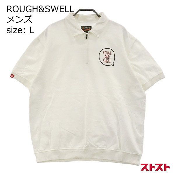 ROUGH&SWELL ラフアンドスウェル ハーフジップ半袖ポロシャツ L - メルカリ