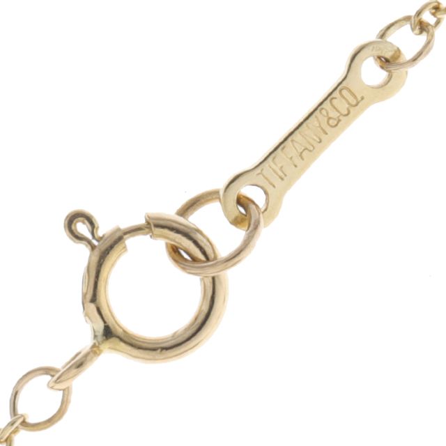 【新品仕上げ済】ティファニー ビーンズ ペンダント ネックレス 新品仕上げ済) ティファニー TIFFANY ビーン ネックレス K18 YG