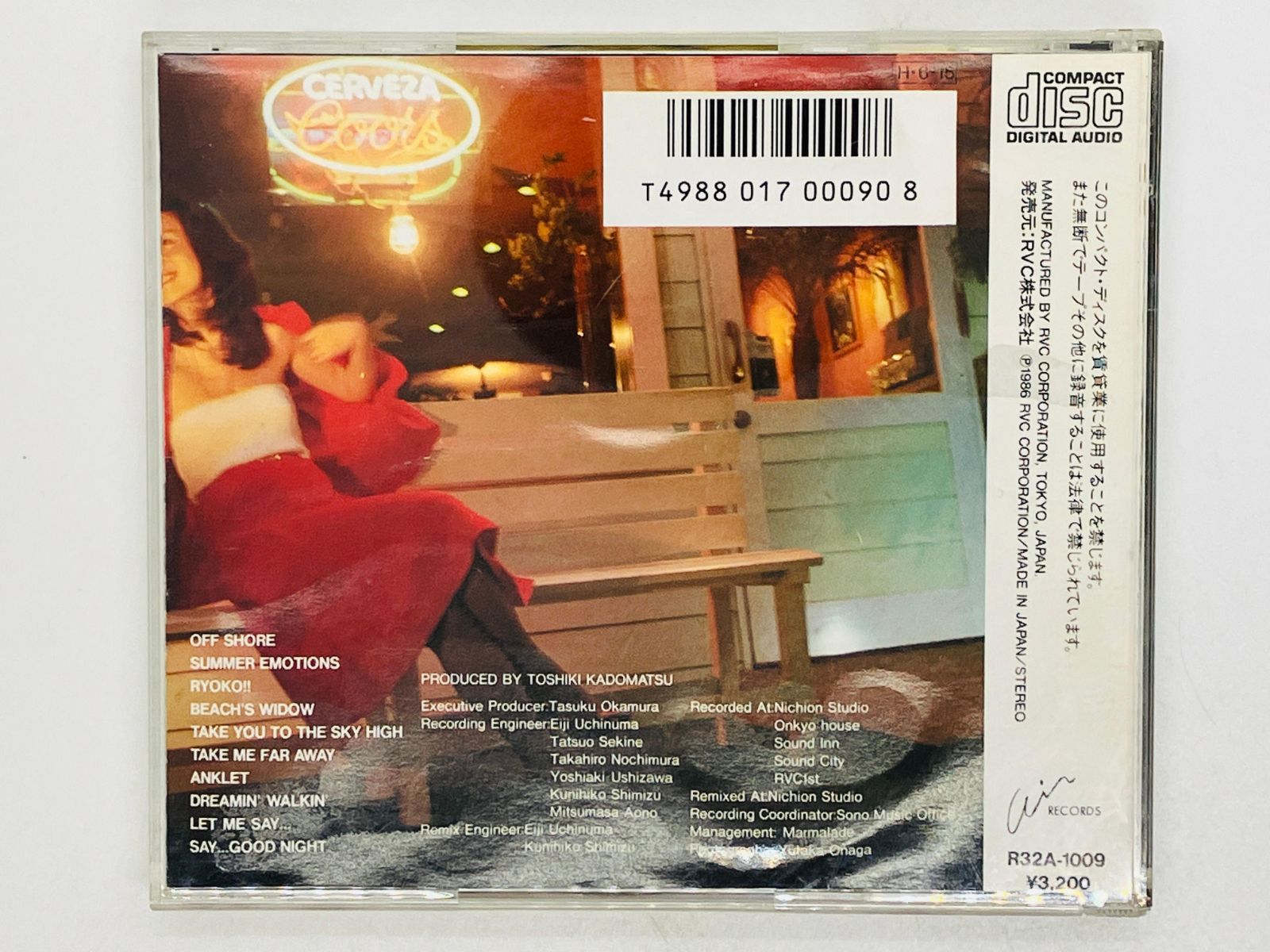 CD 旧規格 ON THE CITY SHORE 角松敏生 / TOSHIKI KADOMATSU / 3200