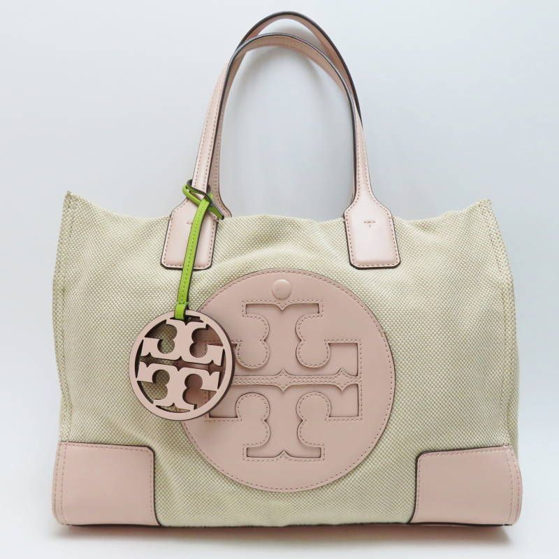 Tory Burch - 美品 トリーバーチ エラ キャンバス レザー トート