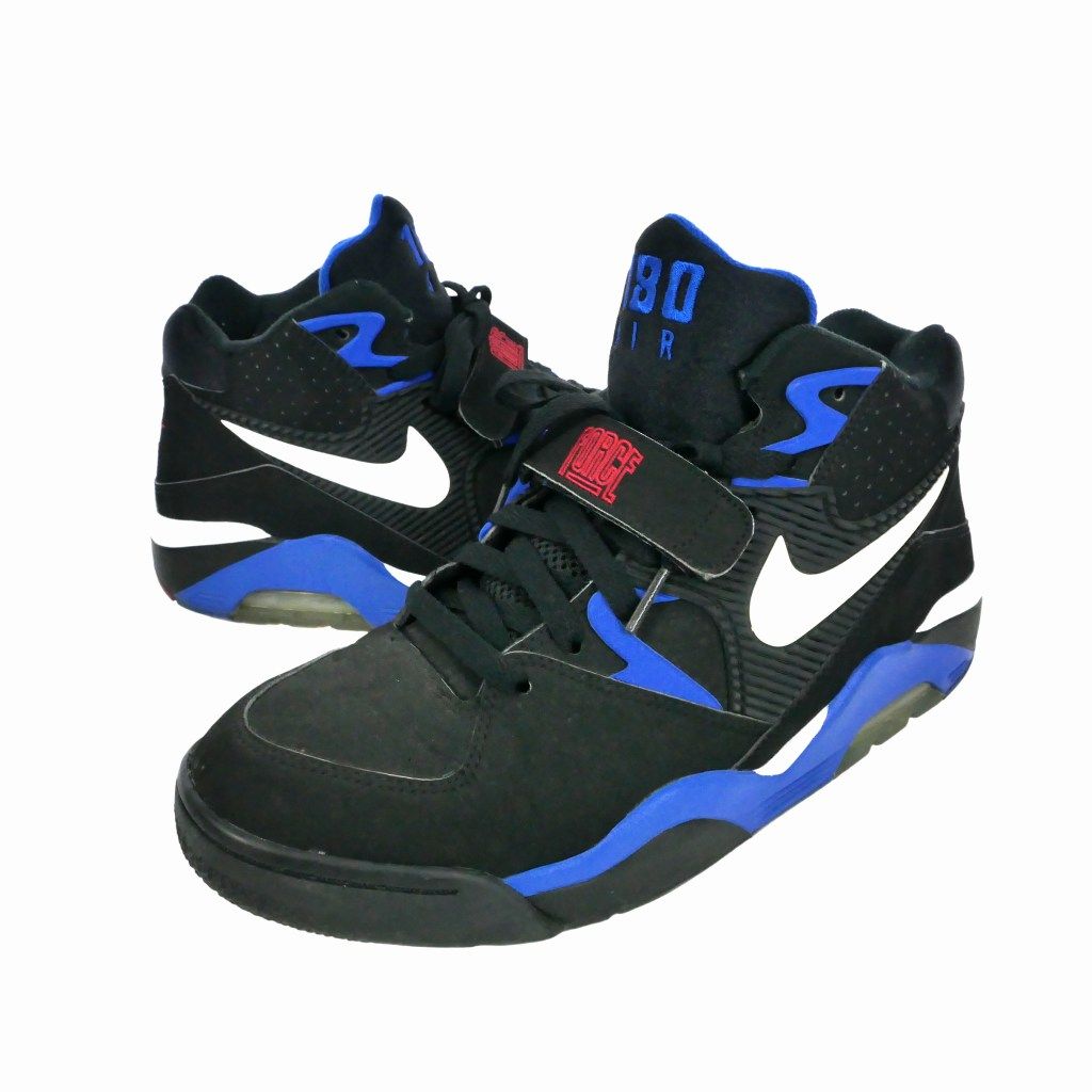 ナイキ NIKE AIR FORCE 180 BARKELY OG エアフォース180 バークレー OG スニーカー 27.5cm US9.5 ブラック ブルー 310095 011