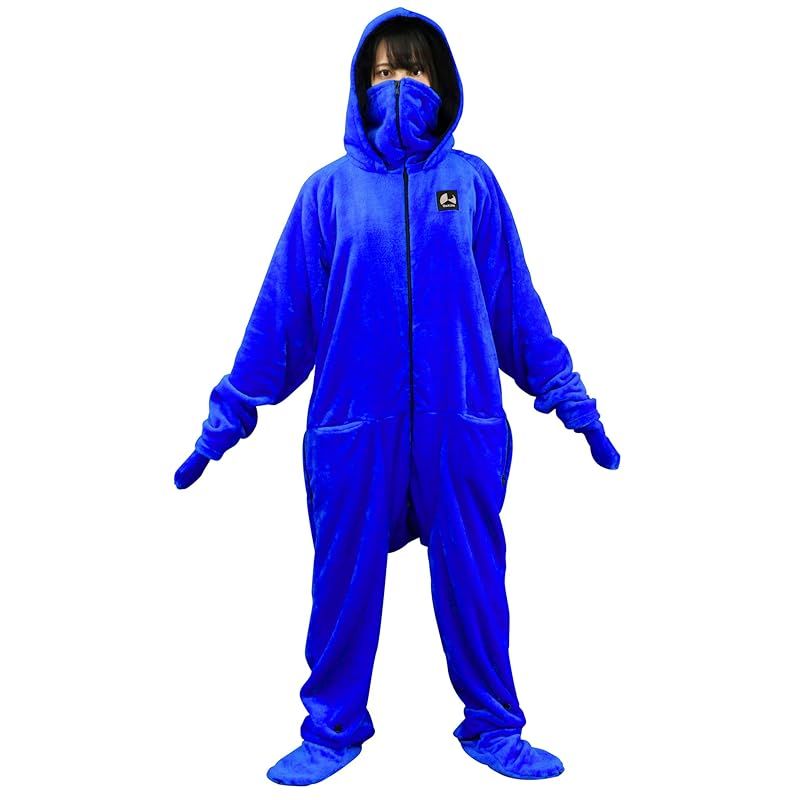 Bauhutte バウヒュッテ 着る毛布 ダメ着2020 ブルー Lサイズ HFD-BS-L-BU