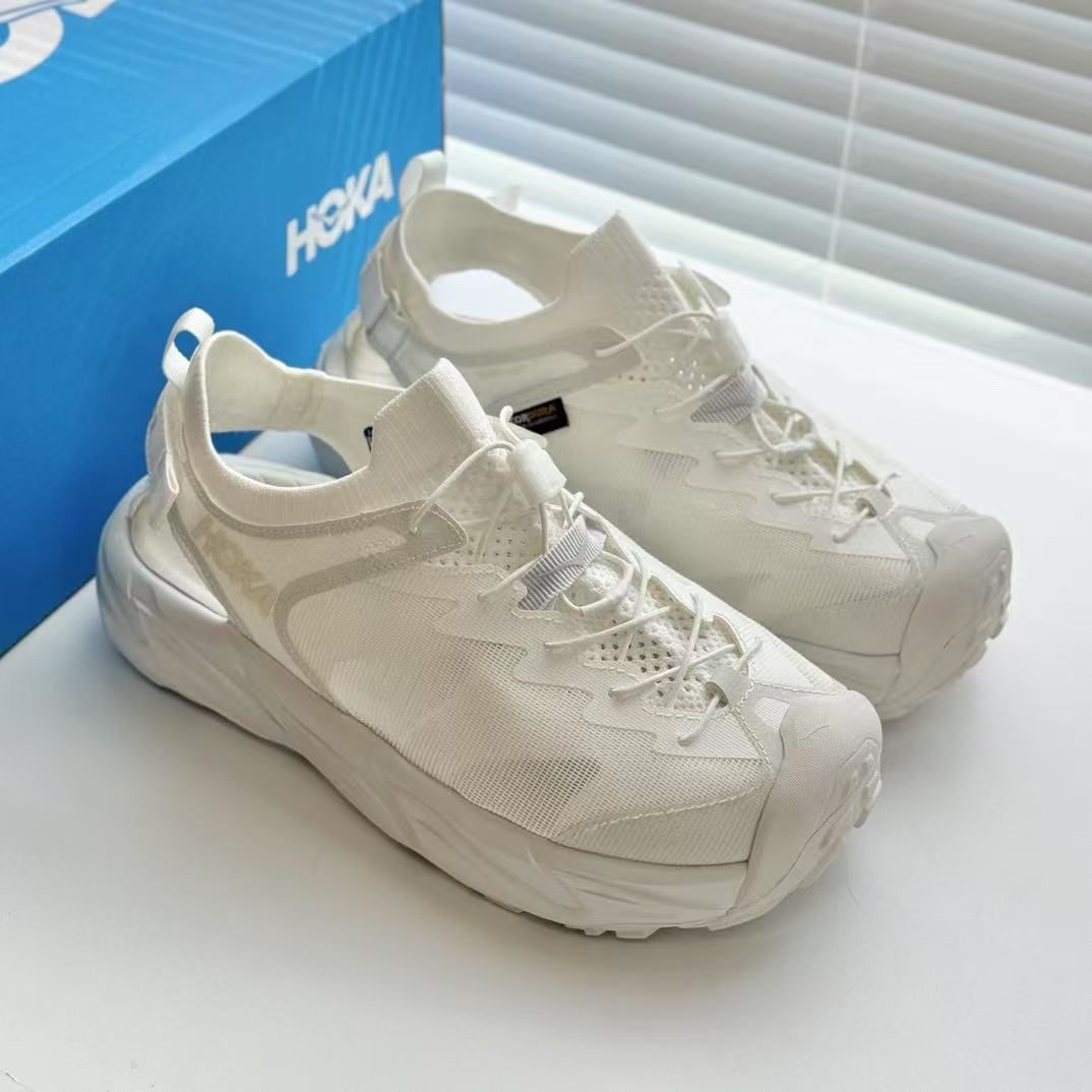HOKA サンダル HOPARA ホパラ ホワイト HOKA HOPARA WHITE/WHITE （ホカ ホパラ-ホワイト） | atmos