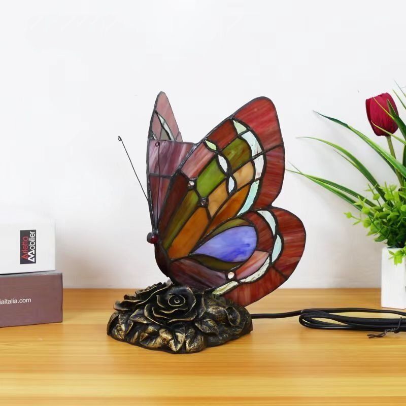 ステンドグラス 蝶