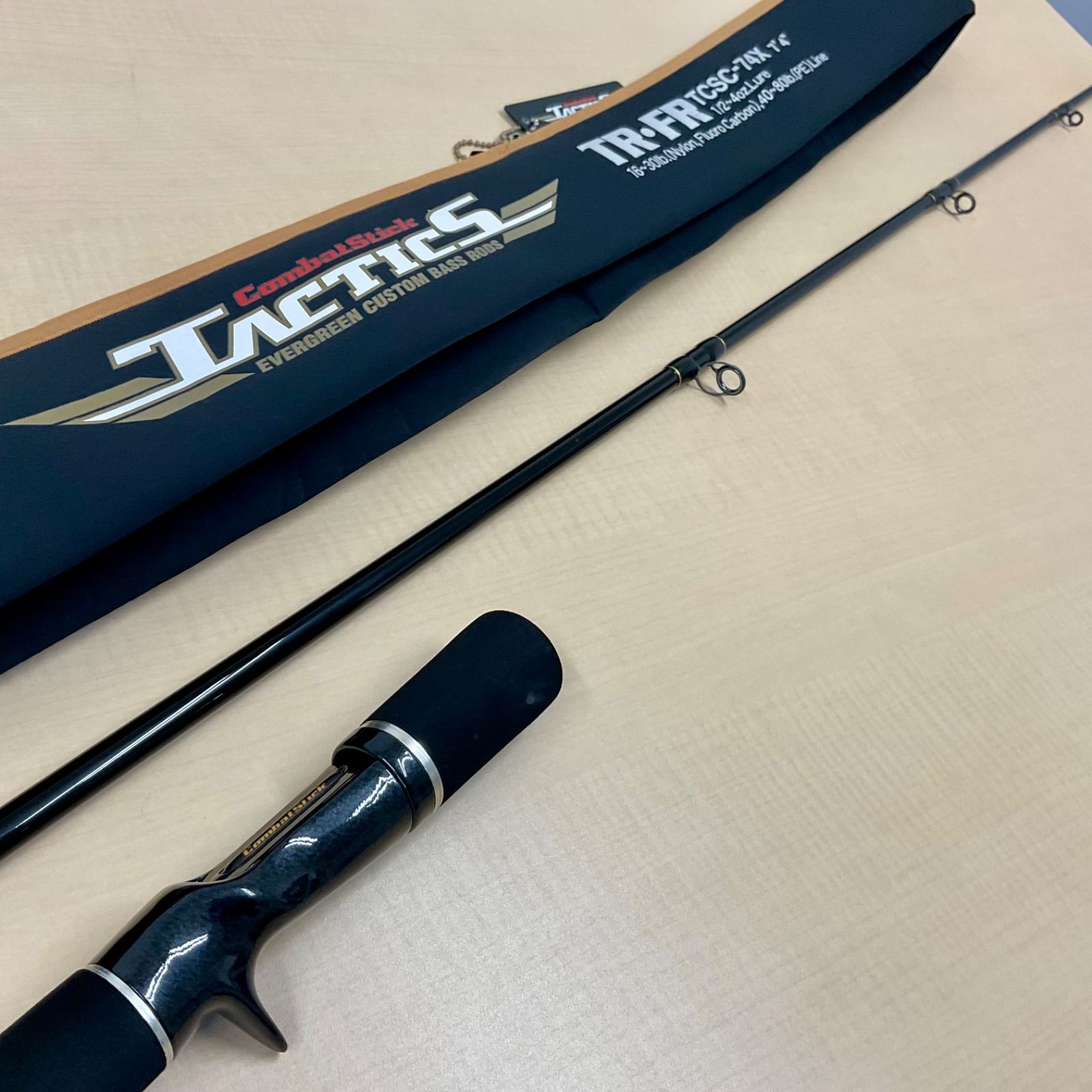 【送料無料】エバーグリーン TR-FR TC-SC-74X バスロッド 7'4\" EverGreen エバーグリーン タクティクス TCSC-74X TR・FR（中古