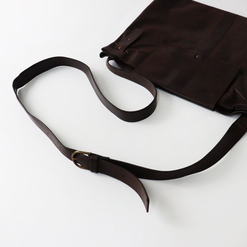 未使用 ビースタッフ 本革 レザーバッグ ブラウン 【公式通販】