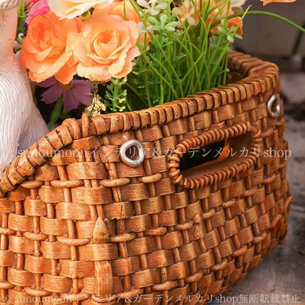 鉢植え バスケット風