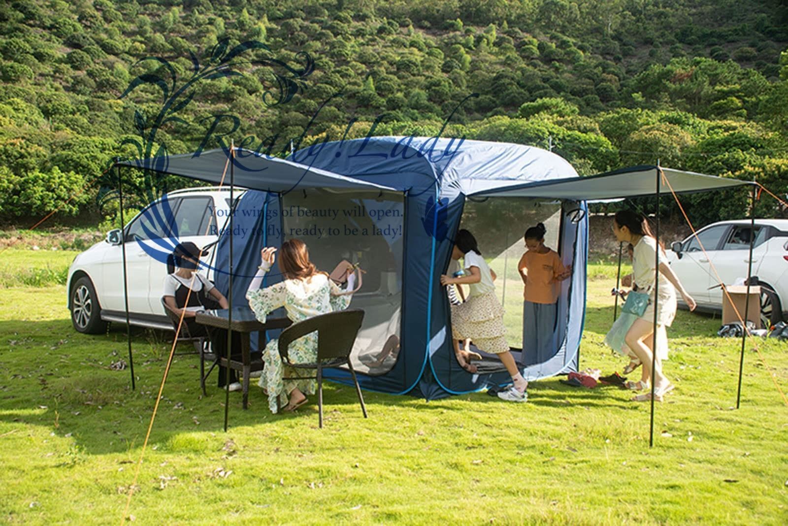 カーサイドテントキャンプ アウトドア SUV リアゲート ハッチバック